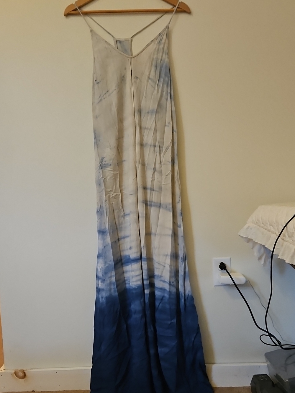 Michael Stars Beige-to-Blue Ombre Maxi Dress